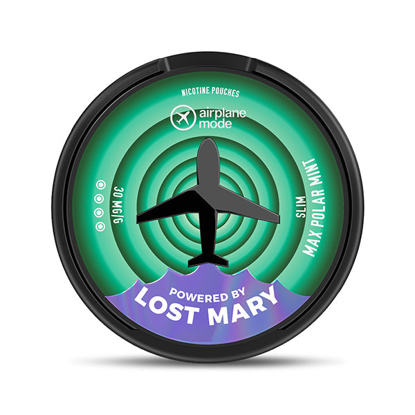 Lost Mary Airplane Mode Max Polar Mint Nicotine Pouches - 18mg