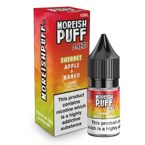 Moreish Puff Apple & Mango Sherbet Nic Salt 10ml
