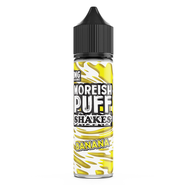 Moreish Puff Shakes: Banana Shakes 0mg 50ml Shortfill E-Liquid