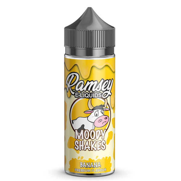 Ramsey E-Liquids Moody Shakes: Banana 0mg 100ml Shortfill E-Liquid