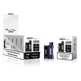 IJOY Mars Cabin 2800 Disposable Vape Device - Black Edition (Pineapple Ice/Orange Mango Guava Ice/Fresh Mint/Lemon Lime)
