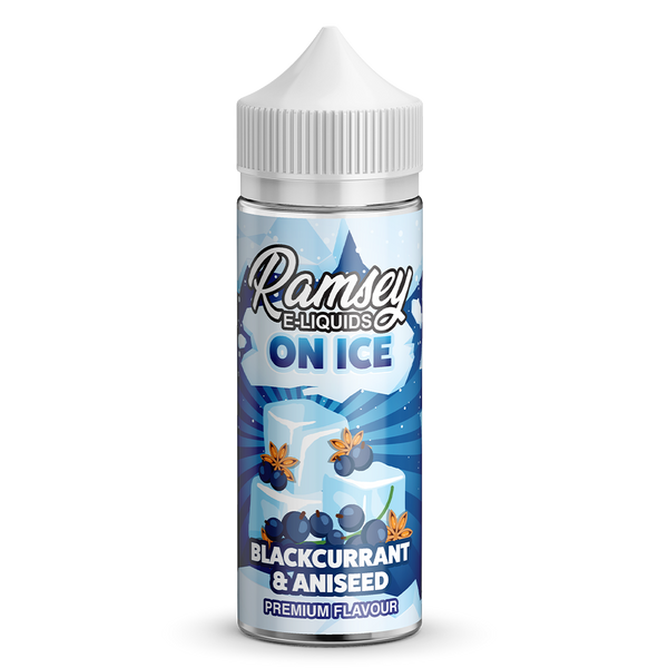 Ramsey E-Liquids On Ice Blackcurrant Aniseed 0mg 100ml Shortfill E-Liquid