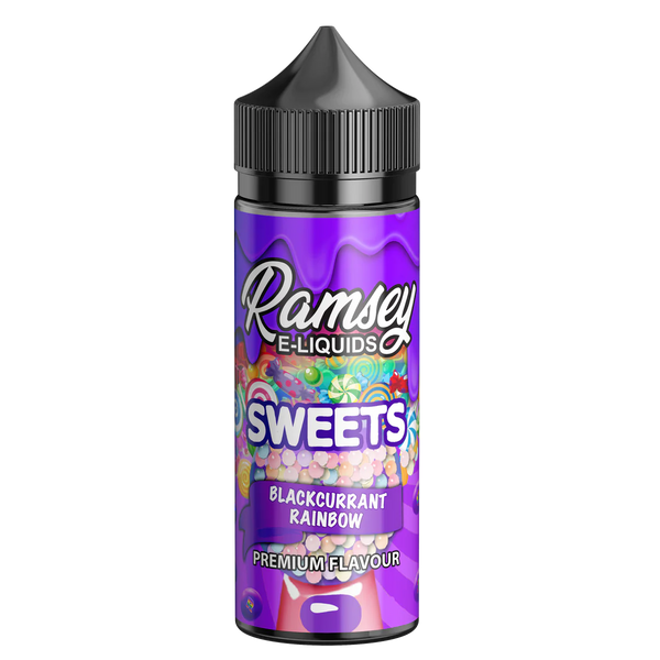 Ramsey E-Liquids Sweets Blackcurrant Rainbow 0mg 100ml Shortfill E-Liquid