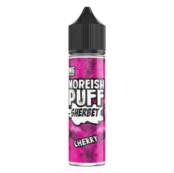 Moreish Puff Sherbet: Cherry Sherbet 0mg 50ml Shortfill E-Liquid