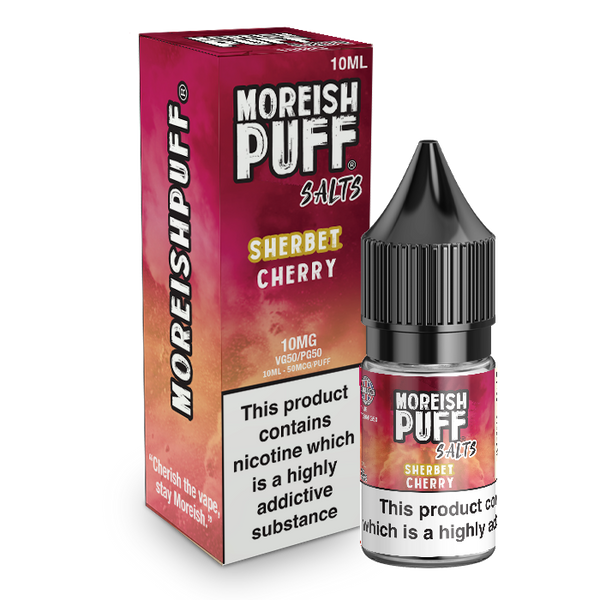 Moreish Puff Cherry Sherbet Nic Salt 10ml