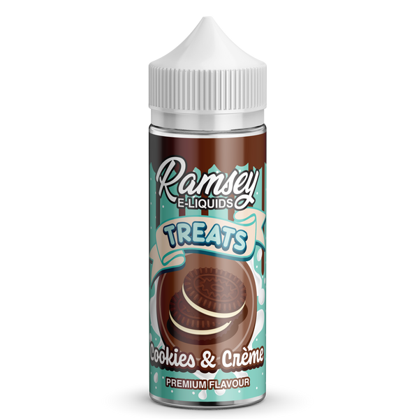 Ramsey E-Liquids Treats Cookies & Cream 0mg 100ml Shortfill E-Liquid