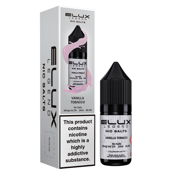 Elux Legend Vanilla Tobacco 10ml Nic Salt