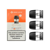 Geek Vape Q Series Replacement Pods 3 Pack 1.2ohm (8-12w)