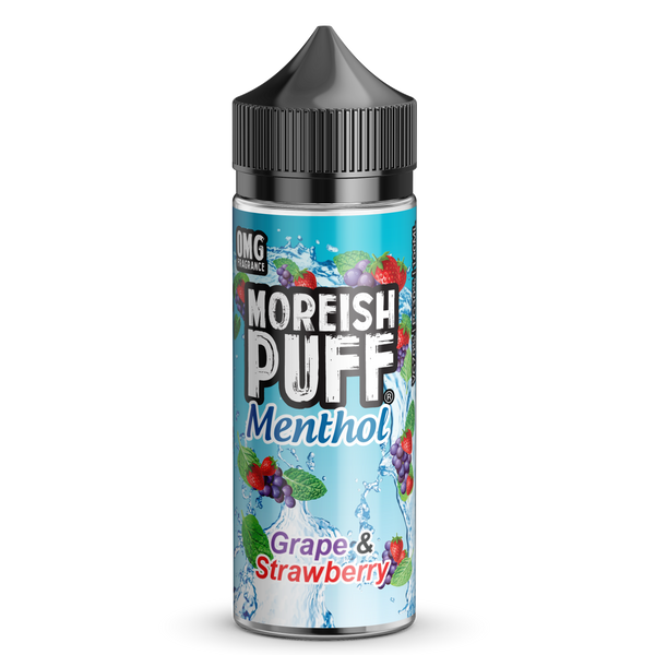 Moreish Puff Grape & Strawberry Menthol 100ml Shortfill