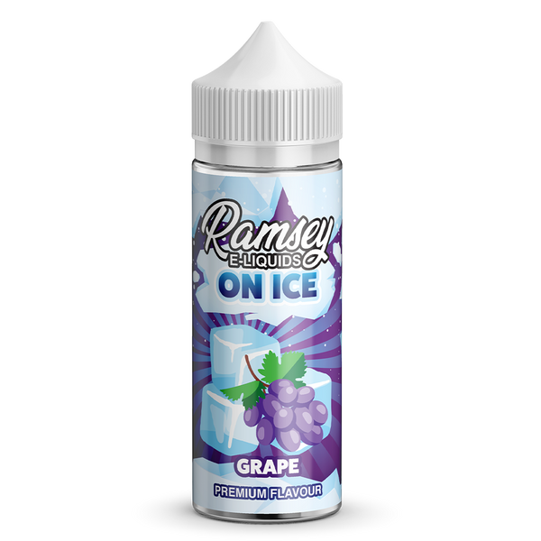 Ramsey E-Liquids On Ice Grape 0mg 100ml Shortfill E-Liquid