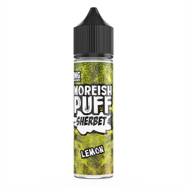Moreish Puff Sherbet: Lemon Sherbet 0mg 50ml Shortfill E-Liquid