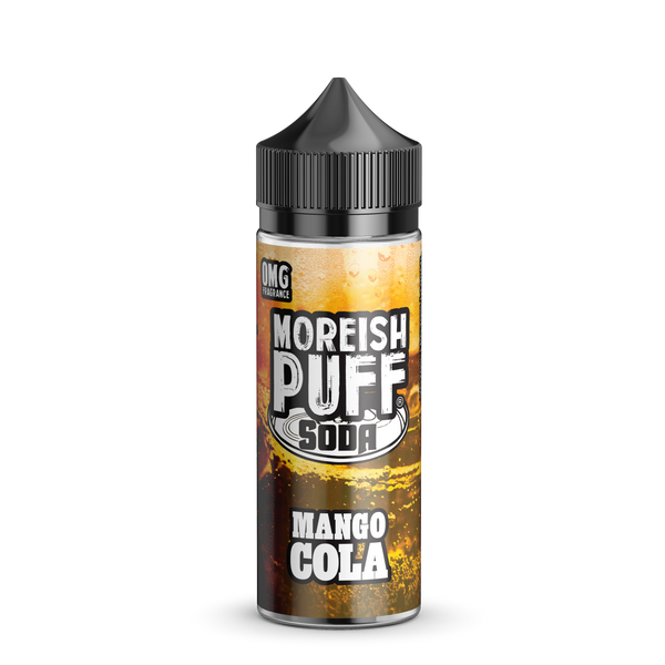Moreish Puff Soda: Mango Cola Soda 0mg 100ml Shortfill E-Liquid