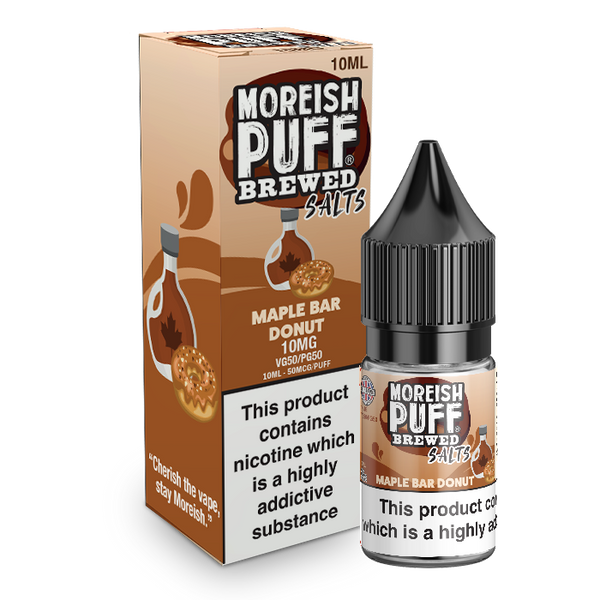 Maple Bar Donut Nic Salt by Moreish Puff Brewed 10ml