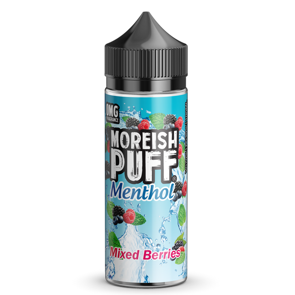 Moreish Puff Mixed Berries Menthol 100ml Shortfill