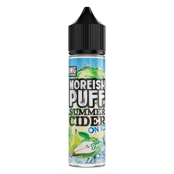 Moreish Puff Summer Cider On Ice: Pear 0mg 50ml Shortfill E-Liquid