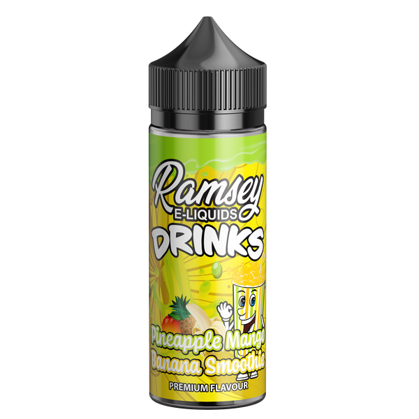 Ramsey E-Liquids Drinks Pineapple Mango Banana Smoothie 100ml Shortfill