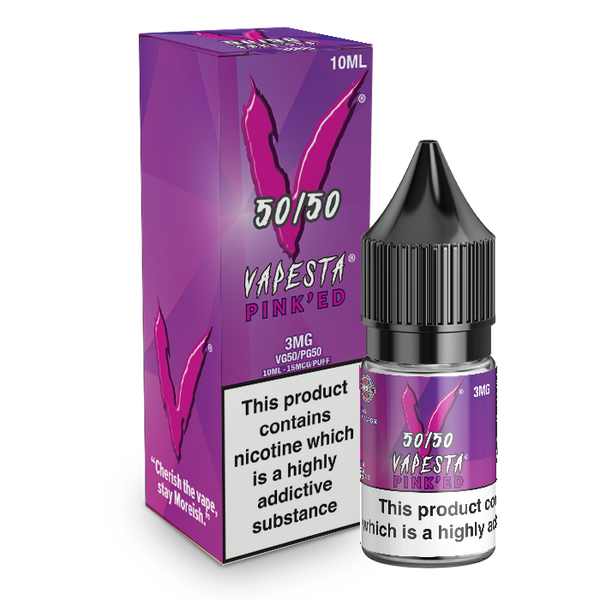Vapesta 50/50: Pinked 10ml E-Liquid