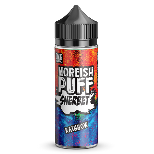 Moreish Puff Sherbet: Rainbow Sherbet 0mg 100ml Shortfill E-Liquid