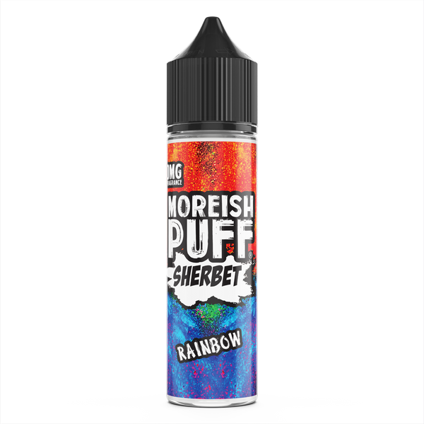Moreish Puff Sherbet: Rainbow Sherbet 0mg 50ml Shortfill E-Liquid