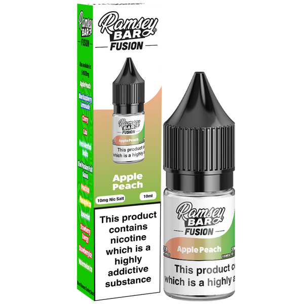 Apple Peach Nic Salt by Ramsey E-Liquids - Nic Salts UK