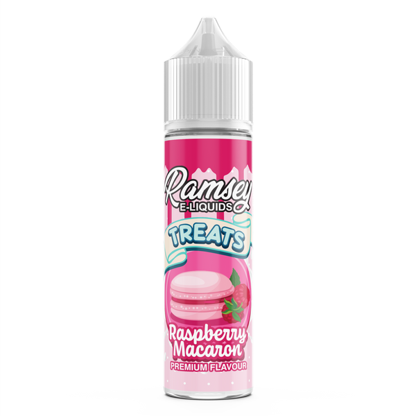 Ramsey E-Liquids Treats Raspberry Macaroon 0mg 50ml Shortfill E-Liquid