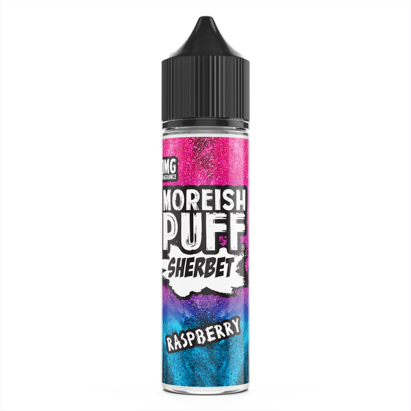 Moreish Puff Sherbet: Raspberry Sherbet 0mg 50ml Shortfill E-Liquid