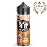 Moreish Puff Brewed Salted Caramel Macchiato 0mg 100ml Shortfill E-Liquid