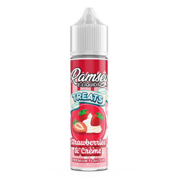 Ramsey E-Liquids Treats Strawberries & Cream 0mg 50ml Shortfill E-Liquid