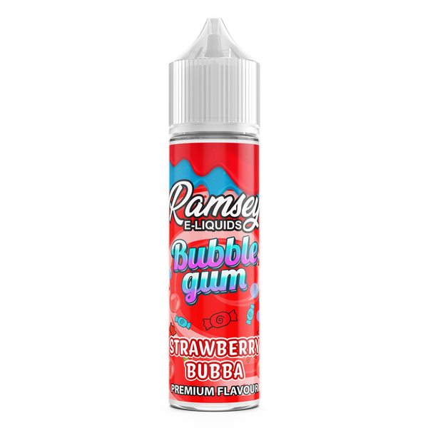 Ramsey E-Liquids Bubblegum: Strawberry Bubba 0mg 50ml Shortfill E-Liquid