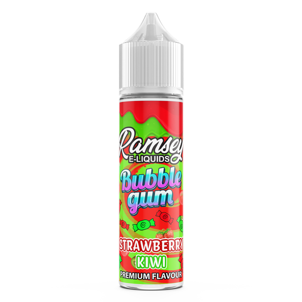 Ramsey E-Liquids Bubblegum Strawberry Kiwi 0mg 50ml Shortfill E-Liquid