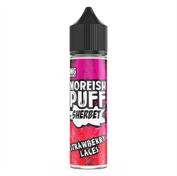 Moreish Puff Sherbet: Strawberry Laces Sherbet 0mg 50ml Shortfill E-Liquid