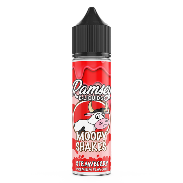Ramsey E-Liquids Moody Shakes: Strawberry 0mg 50ml Shortfill E-Liquid