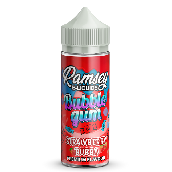 Ramsey E-Liquids Bubblegum Strawberry Bubba 0mg 100ml Shortfill E-Liquid