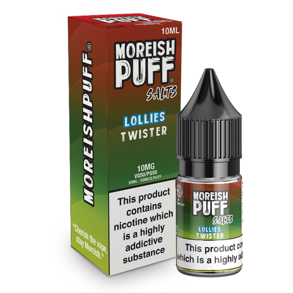 Moreish Puff Lollies Twister Nic Salt 10ml
