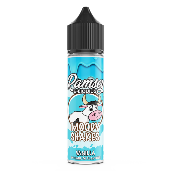 Ramsey E-Liquids Moody Shakes: Vanilla 0mg 50ml Shortfill E-Liquid
