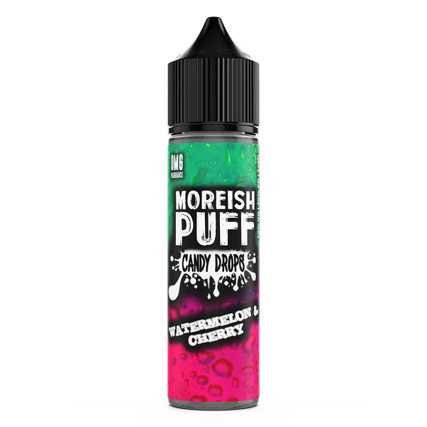Watermelon & Cherry Candy Drops by Moreish Puff 50ml Shortfill