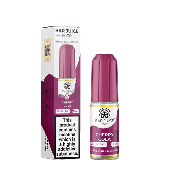 Bar Juice 5000 Cherry Cola 10ml Nic Salt - 20mg