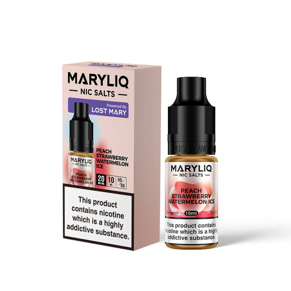 Lost Mary Maryliq Peach Strawberry Watermelon Ice Nic Salt 10ml