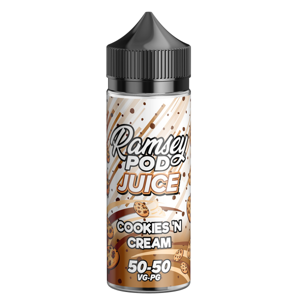 Cookies 'N Cream E-Liquid by Ramsey E-Liquids - Short Fills UK