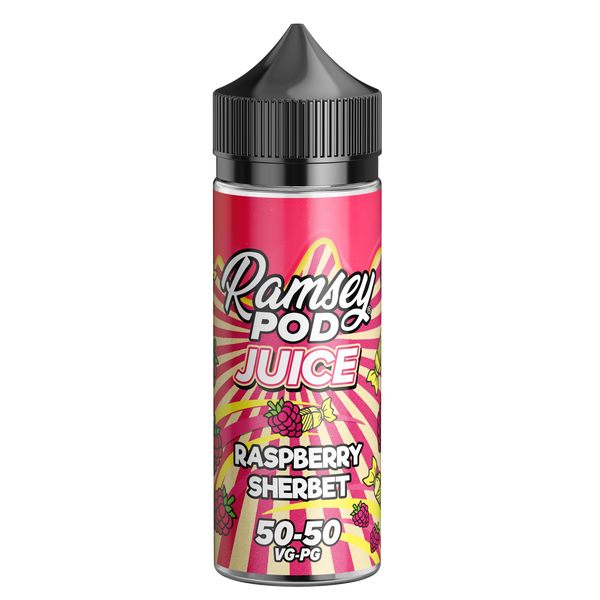 Raspberry Sherbet E-Liquid by Ramsey E-Liquids - Short Fills UK