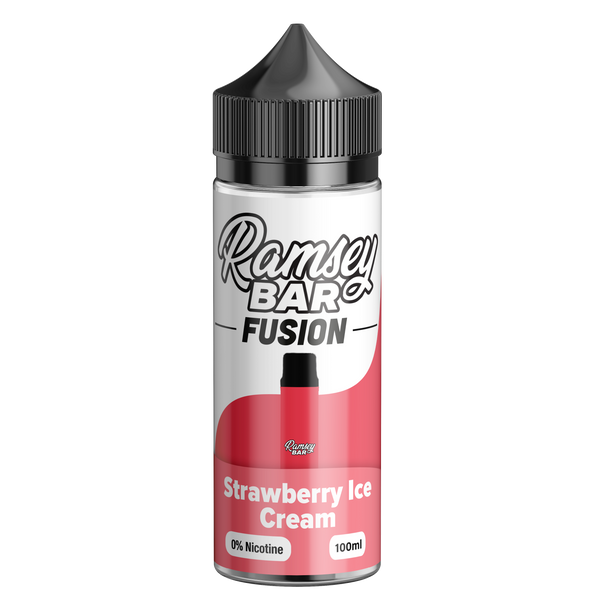 Ramsey Bar Fusion Strawberry Ice Cream 100ml Short Fill E-Liquid