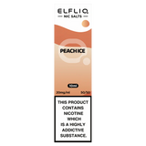 Elfliq Official Elf Bar Nic Salt 10ml Peach Ice 10mg