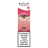 ELFLIQ Official Elf Bar Nic Salt 10ml Strawberry Ice 10mg