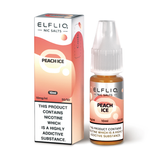 Elfliq Official Elf Bar Nic Salt 10ml Peach Ice 10mg