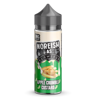 Moreish As Flawless Apple Crumble Custard 0mg 100ml Shortfill E-Liquid
