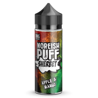 Moreish Puff Sherbet: Apple & Mango Sherbet 0mg 100ml Shortfill E-Liquid