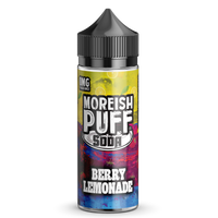 Moreish Puff Soda: Berry Lemonade 0mg 100ml Shortfill E-Liquid