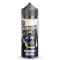 Moreish As Flawless Blackberry Custard 0mg 100ml Shortfill E-Liquid