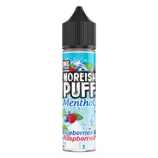 Moreish Puff Blueberries & Raspberries Menthol 50ml Shortfill