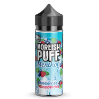 Moreish Puff Blueberries & Raspberries Menthol 100ml Shortfill